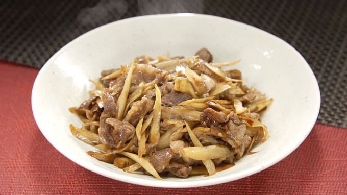 相葉マナブ ごぼうレシピ ごぼうと牛肉のオイスター炒め