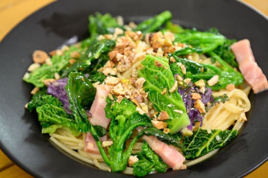 青空レストラン 千葉県 サボイキャベツ ペペロンチーノ