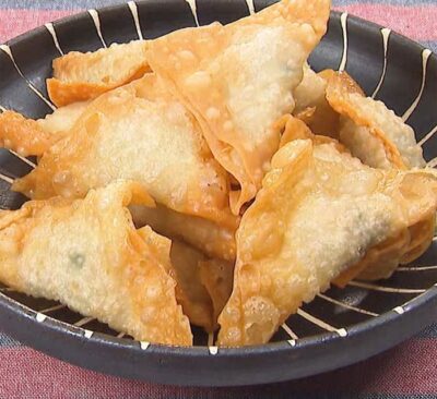 ぺこもぐキッチン 料理家 栗原心平 ACEes 那須 自家製ポン酢でアレンジ料理 鶏肉と大葉の揚げワンタン