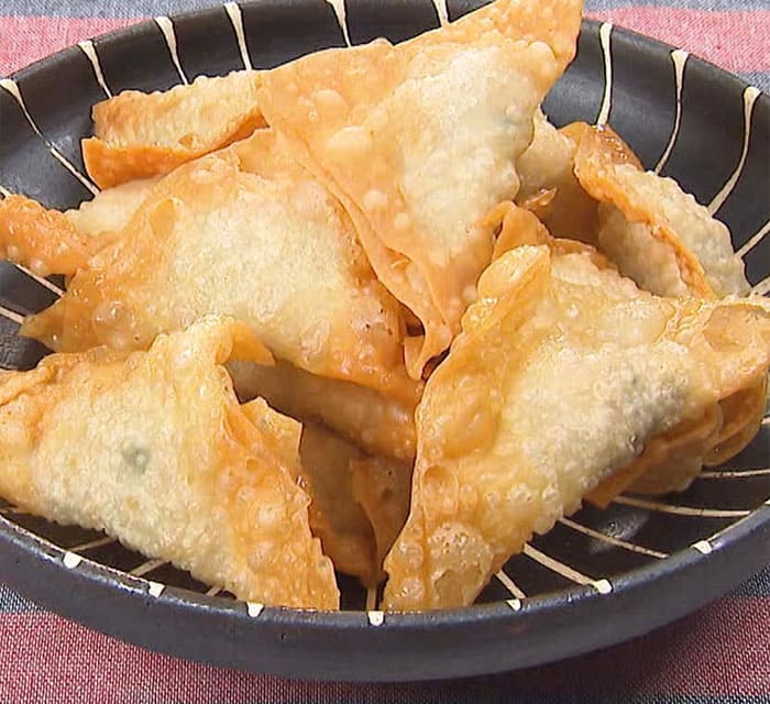 ぺこもぐキッチン 料理家 栗原心平 ACEes 那須 自家製ポン酢でアレンジ料理 鶏肉と大葉の揚げワンタン