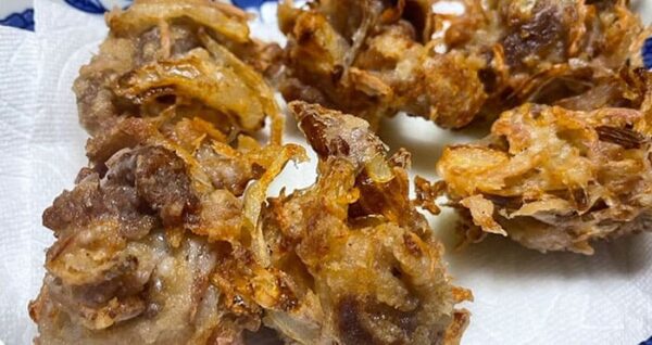 ZIP レシピ 豚こま肉 豚こまと紅しょうがのかき揚げ