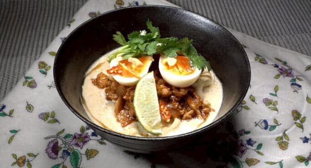 ZIP レシピ 旅するエプロン 沖縄 ジーマミー濃厚混ぜ担々麺