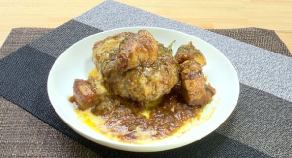 ZIP レシピ 旅するエプロン 本格カレーのライスインハンバーグ