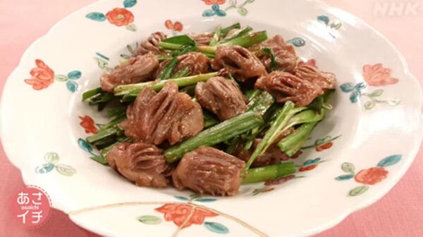 あさイチ みんな！ゴハンだよ 作り方 材料 レシピ 砂肝とニラのオイスターソース炒め