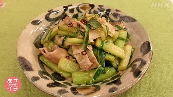 あさイチ みんな!ゴハンだよ 作り方 材料 レシピ きゅうりと豚のにんにく塩炒め きじまりゅうた