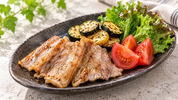 あさイチ「豚バラの梅酢焼き」