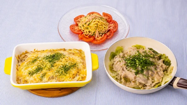 DayDay. 亜希のざっくりキッチン 洗い物激減レシピ3品