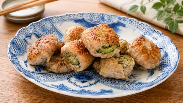 優香のサンデークッキング「ゴーヤの肉巻き」