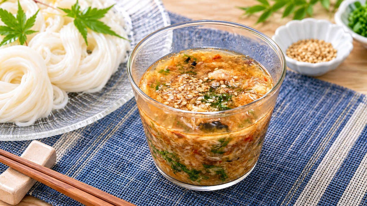 相葉マナブ「さばねば薬味たれ」そうめん1グランプリ