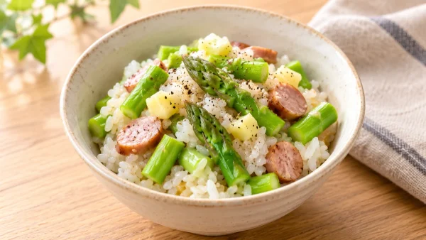 相葉マナブ「アスパラ混ぜご飯」