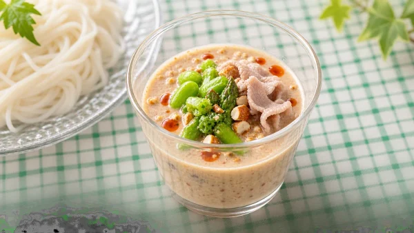 相葉マナブ「アーモンドバターだれそうめん」