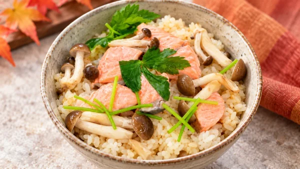 あさイチ「みんな!ゴハンだよ・さけの釜めし風ごはん」