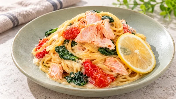 めざましテレビ「ワンパン鮭チーズパスタ」バズり秋レシピ