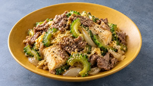 OH!ソレ!み~よ!「牛肉のゴーヤチャンプルー」
