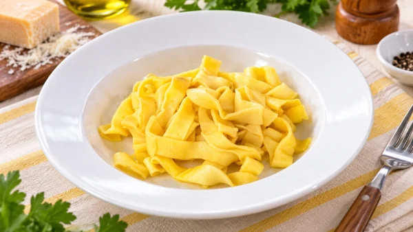 ぺこもぐキッチン「手打ちタリアテッレ」