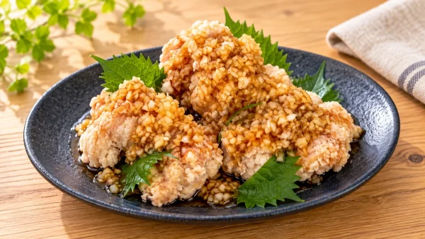 平野レミの早わざレシピ「カリカリ油淋鶏」