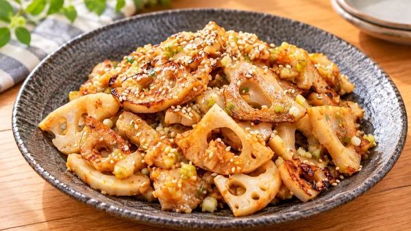 相葉マナブ「旬の産地ごはん・れんこんのねぎ味噌焼き」