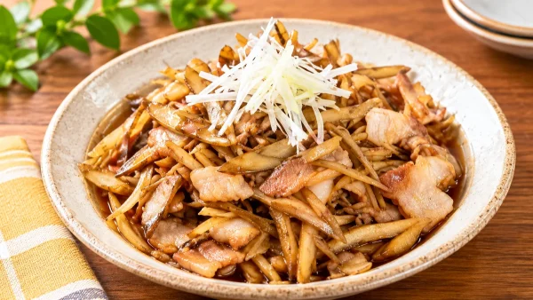 青空レストラン「ごぼうの甘辛煮」
