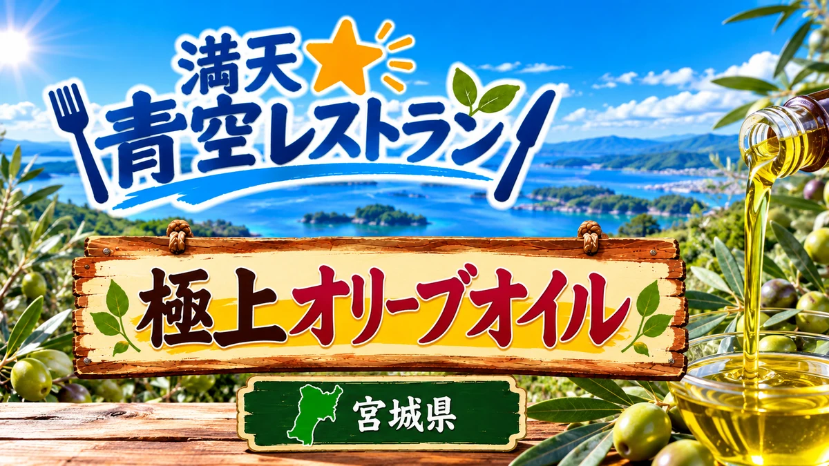 青空レストラン 宮城県 極上 オリーブオイル