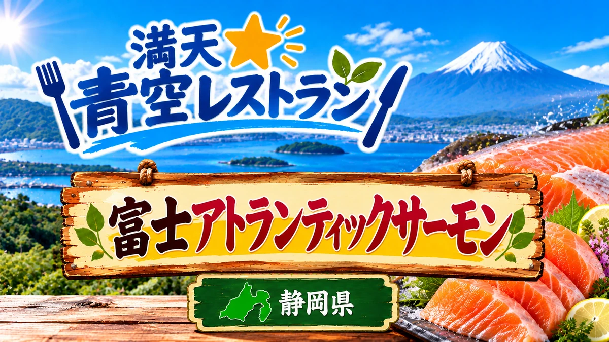 青空レストラン 鮭 静岡県 富士アトランティックサーモン