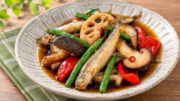 あさイチ「みんな!ゴハンだよ・ししゃもと野菜の揚げ漬け」