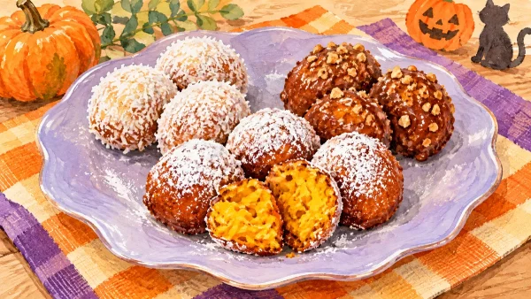 あさイチ「みんな！ゴハンだよ・舘野鏡子 かぼちゃのころころ簡単ドーナツ」