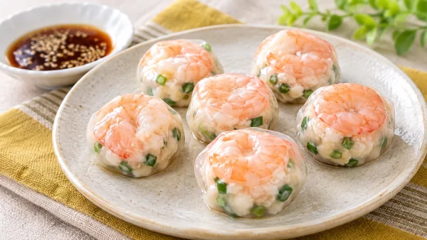 ぽかぽか「岩井勇気のぽいぽいクッキング・食感ぷりっぷり!ライスペーパーエビ焼売」