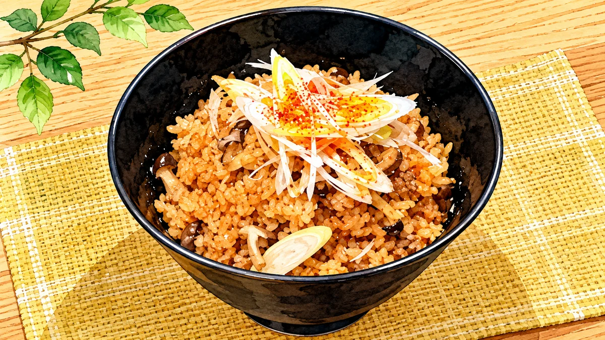 かまいたちの瞬間回答「秋グルメの裏ワザSP・キノコ入り担々炊き込みご飯」