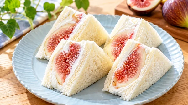優香のサンデークッキング「いちじくのフルーツサンド」