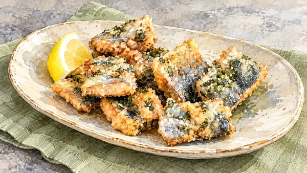 優香のサンデークッキング「秋の主役!サンマカーニバル」さんまの磯辺揚げ