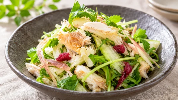 ウワサのお客さま「レジェンド寮母特製・ほっけの香味和え」